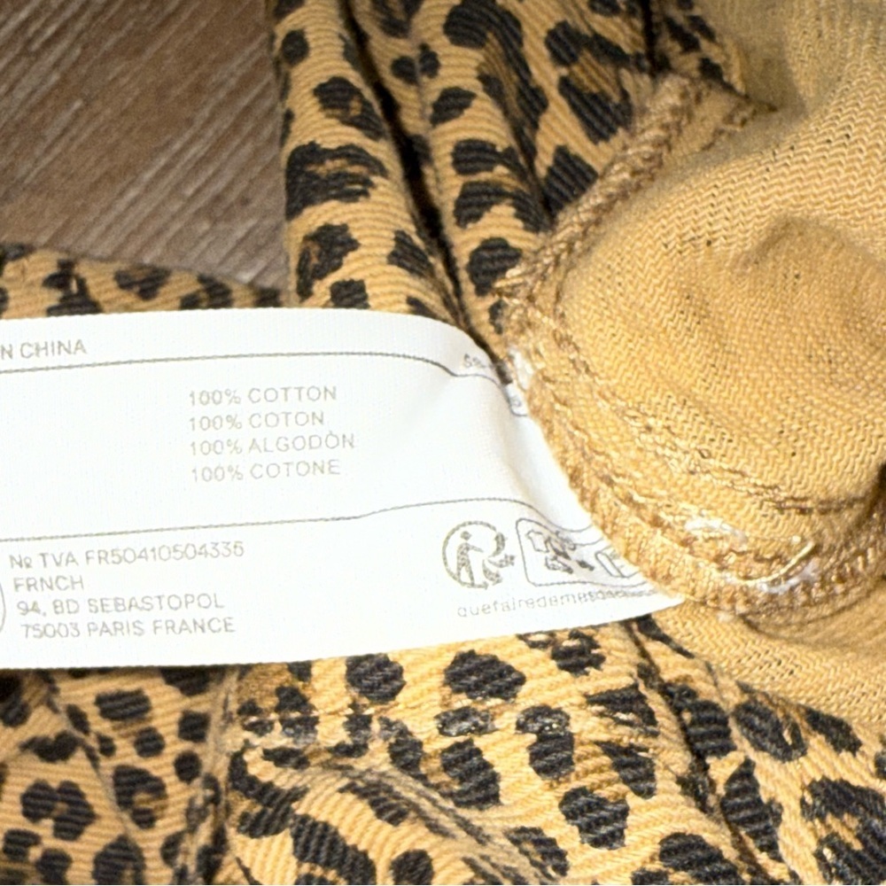 FRNCH Leopard Print Jumpsuit in Brown/Tan - Picture 11 of 12